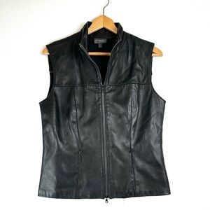 Classiques Entier Nordstrom Lambskin & Merino Wool Vest Office Quiet Luxury